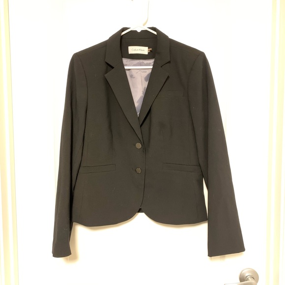 Calvin Klein Jackets & Blazers - Calvin Klein Black Basic Blazer Size 8 Women's